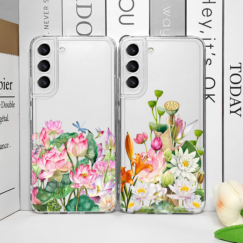 Oppo Reno 12 - Luxury Fresh Flowers Birds Printed Clear