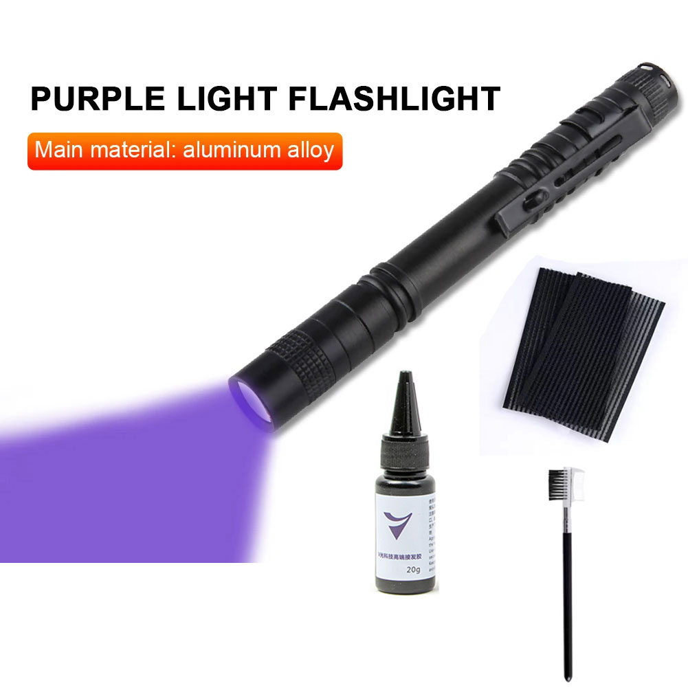 UV Light Hair Extension Glue   - огляд і ціна Liquid Uv Glue Kit