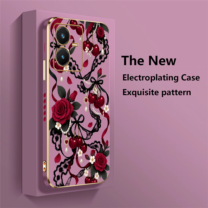 Rose Print Case For Vivo Y28 S - огляд і ціна Vivo Y28